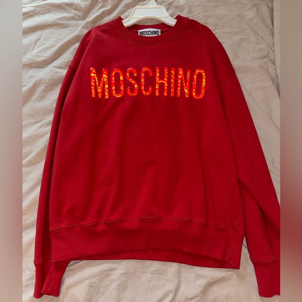 Moschino Couture Red Sweatshirt